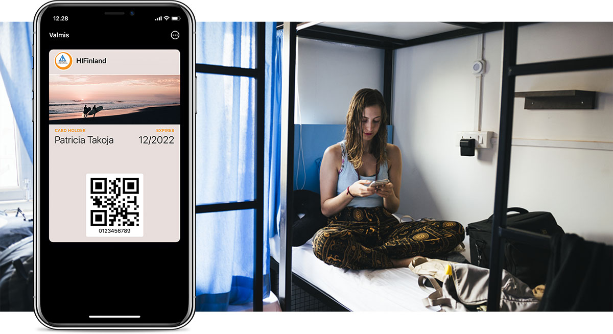 Intellipocket Wallet Pass -mobiilikorttiratkaisu digitalisoi yhdistysten jäsenkortti -palvelut kuten Hostelikortti.
